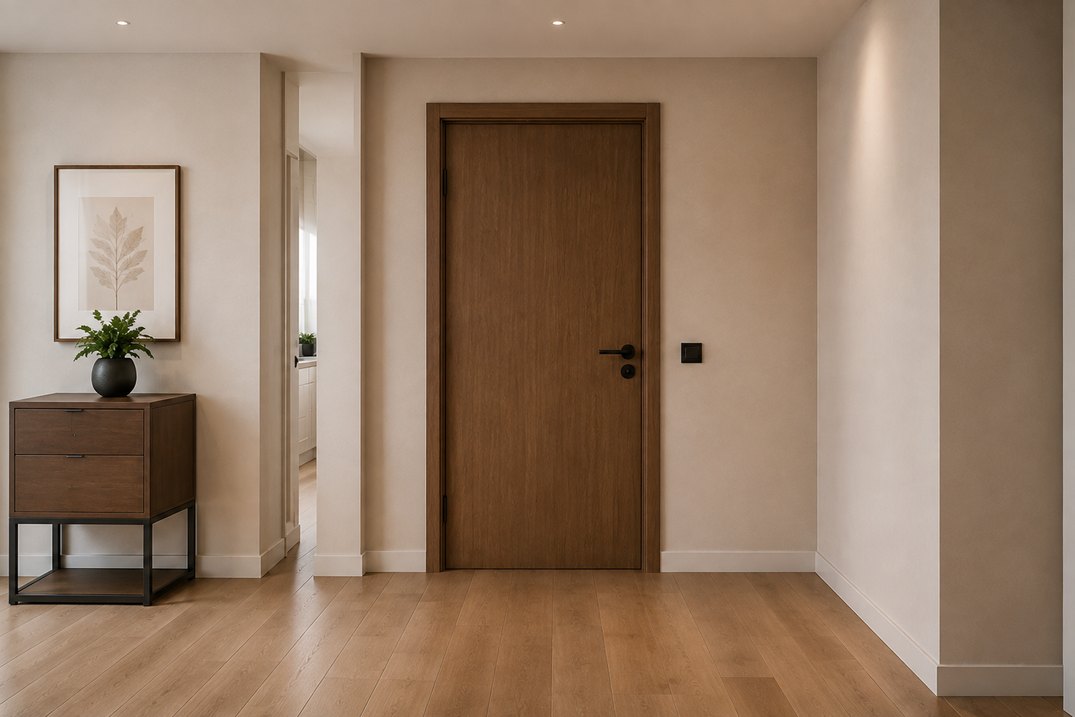 Refinished internal wooden door